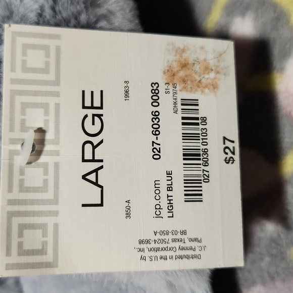 LIZ CLAIBORNE Cozy Faux Fur Slippers Size L. - Picture 6 of 6